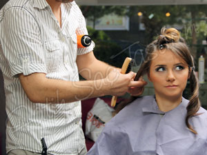 Çiçekli gelin başı modeli