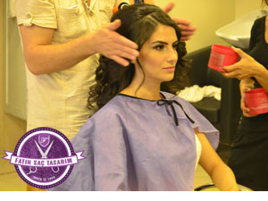 Dağınık topuz gelin başı modeli