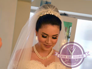 Prenses gelin başı modelleri