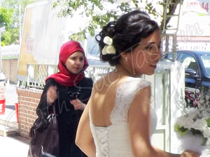 Romantik gelin başı modeli