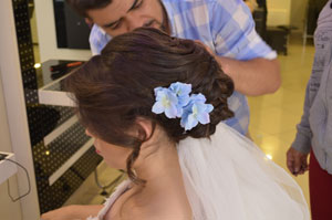Romantik gelin başı modeli