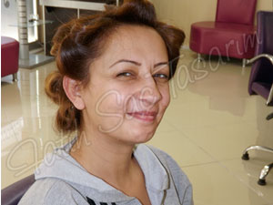 Şapkalı gelin başı modeli