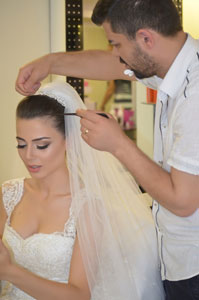 Prenses gelin başı modeli