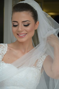 Prenses gelin başı modeli